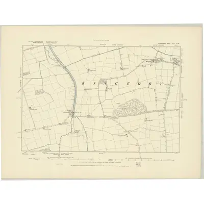 1886 Map of Lincolnshire XLV.NW