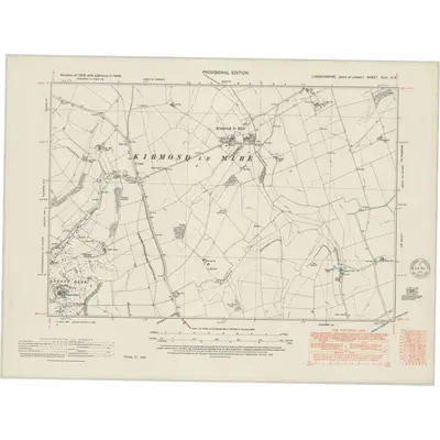 1948 Map of Lincolnshire XLVI.NE, 1951 Print
