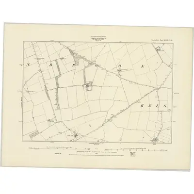 1887 Map of Lincolnshire XLVII.NW