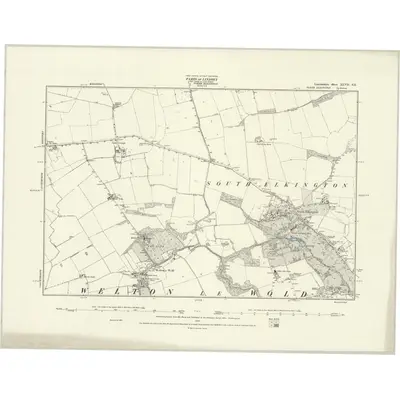 1887 Map of Lincolnshire XLVII.SE, 1888 Print