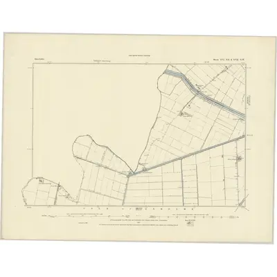 1885 Map of Lincolnshire XVI.NE & XVIINW