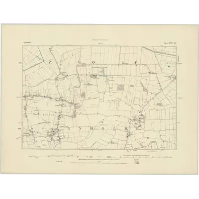1885 Map of Lincolnshire XVII.SE