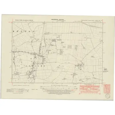 1948 Map of Lincolnshire XVII.SE, 1950 Print