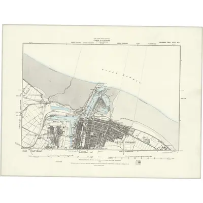 1887 Map of Lincolnshire XXII.NE, 1888 Print