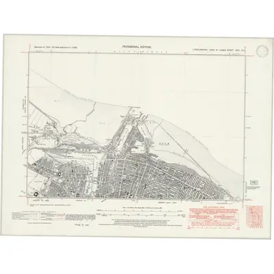 1938 Map of Lincolnshire XXII.NE, 1946 Print