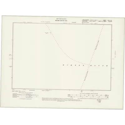 1906 Map of Lincolnshire XXIII.SE, 1910 Print