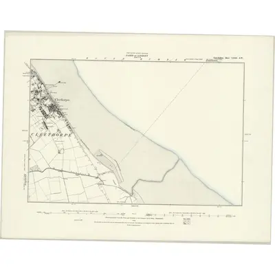 1887 Map of Lincolnshire XXIII.SW, 1888 Print