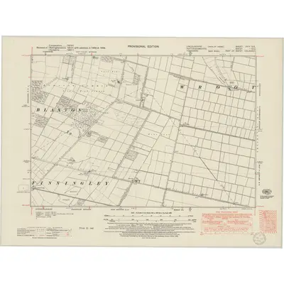 1946 Map of Lincolnshire XXIV.SE, 1950 Print