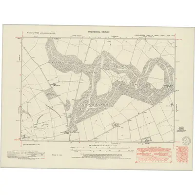 1946 Map of Lincolnshire XXIX.NW, 1950 Print