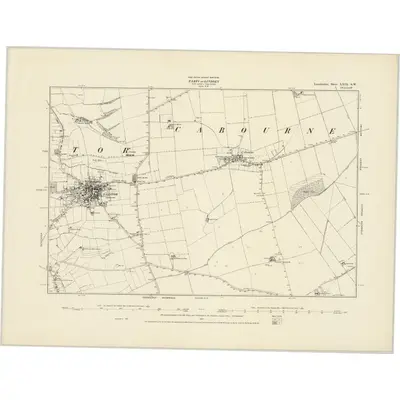 1887 Map of Lincolnshire XXIX.SW