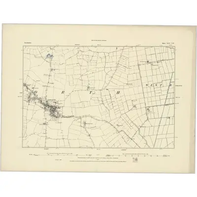 1885 Map of Lincolnshire XXV.NE