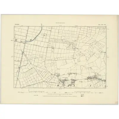 1885 Map of Lincolnshire XXV.SW
