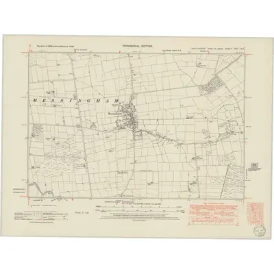 1948 Map of Lincolnshire XXVI.NE, 1950 Print