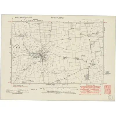 1948 Map of Lincolnshire XXVI.SE, 1950 Print