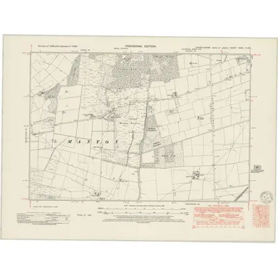 1948 Map of Lincolnshire XXVII.NW, 1950 Print