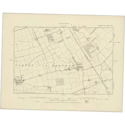 1886 Map of Lincolnshire XXVIII.NW