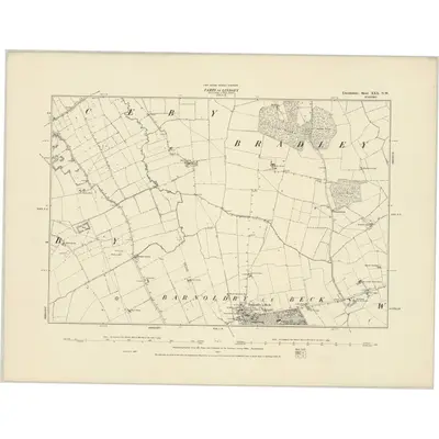 1887 Map of Lincolnshire XXX.NW
