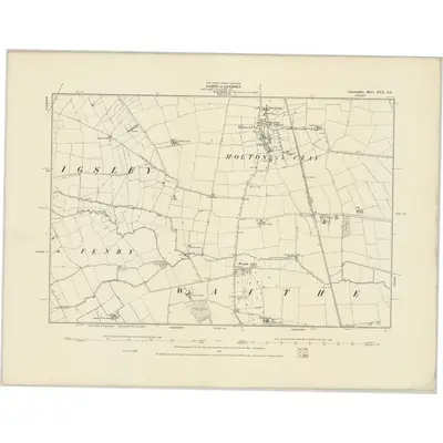 1887 Map of Lincolnshire XXX.SE