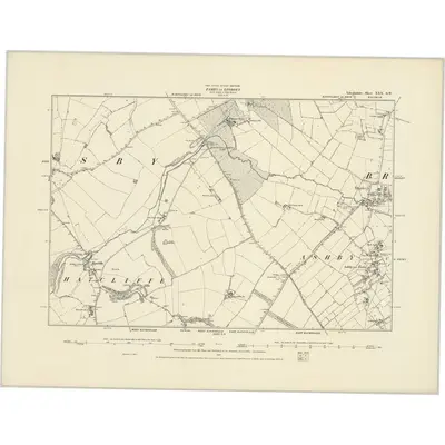 1887 Map of Lincolnshire XXX.SW