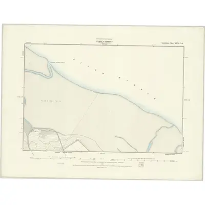 1887 Map of Lincolnshire XXXI.NE, 1888 Print