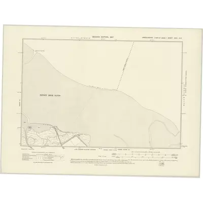 1905 Map of Lincolnshire XXXI.NE, 1907 Print