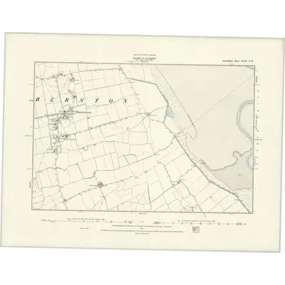1887 Map of Lincolnshire XXXI.NW, 1888 Print
