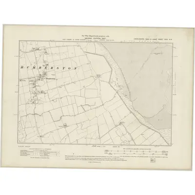 1905 Map of Lincolnshire XXXI.NW, 1908 Print