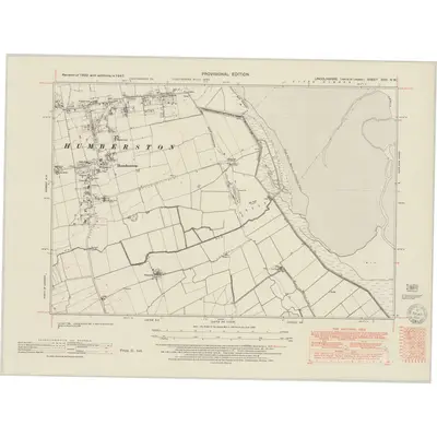 1947 Map of Lincolnshire XXXI.NW, 1951 Print