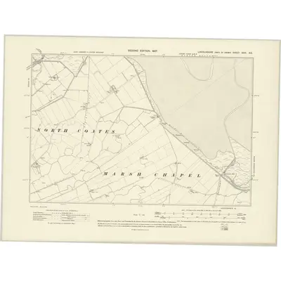 1905 Map of Lincolnshire XXXI.SE, 1907 Print