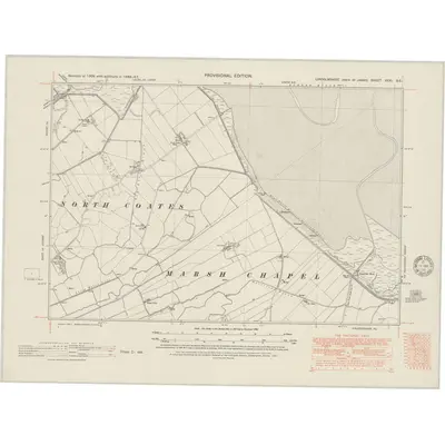 1946 Map of Lincolnshire XXXI.SE, 1951 Print