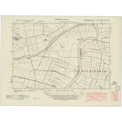 1948 Map of Lincolnshire XXXIV.NE, 1950 Print