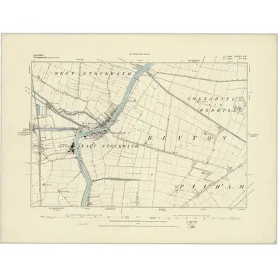 1885 Map of Lincolnshire XXXIV.SE