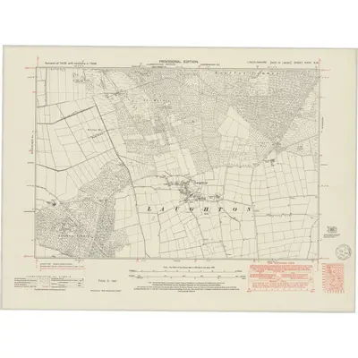 1948 Map of Lincolnshire XXXV.NW, 1950 Print