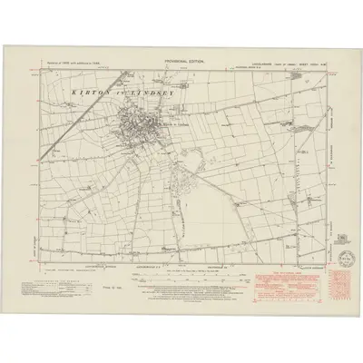 1948 Map of Lincolnshire XXXVI.NW, 1950 Print