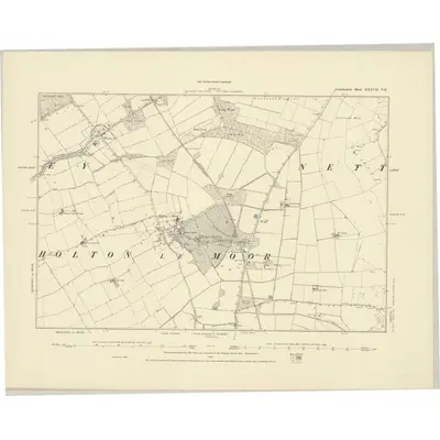 1886 Map of Lincolnshire XXXVII.NE