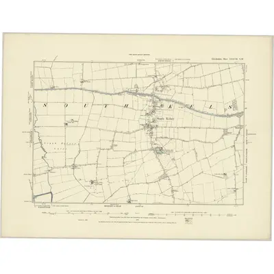 1886 Map of Lincolnshire XXXVII.NW