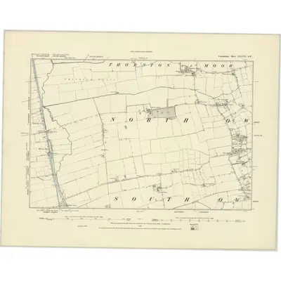 1886 Map of Lincolnshire XXXVII.SW