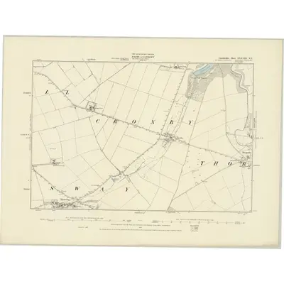 1887 Map of Lincolnshire XXXVIII.NE