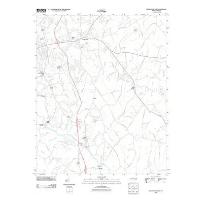 2010 Map of Lincolnton East, 2010 Print