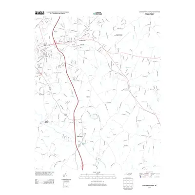 2013 Map of Lincolnton East, 2013 Print