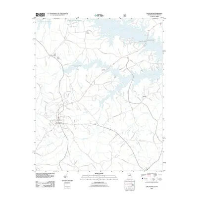 2011 Map of Lincolnton, 2011 Print
