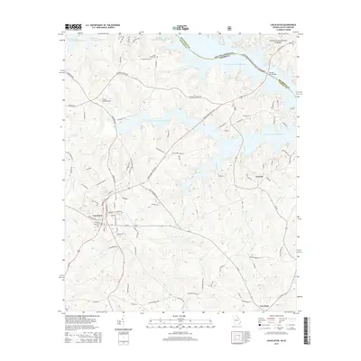 2014 Map of Lincolnton, 2014 Print