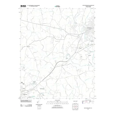 2010 Map of Lincolnton West, 2010 Print