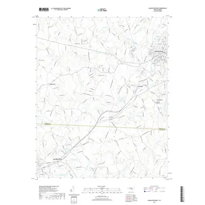 2019 Map of Lincolnton West, 2019 Print