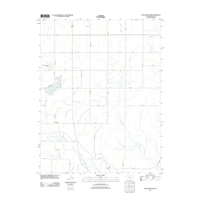 2012 Map of Lincolnville SW, 2012 Print