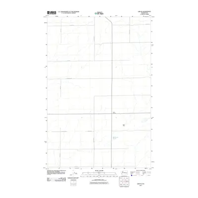 2011 Map of Lind SE, 2011 Print