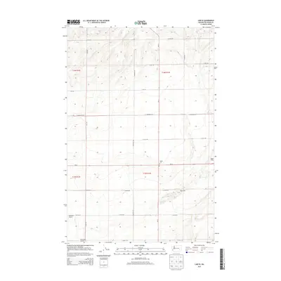 2014 Map of Lind SE, 2014 Print