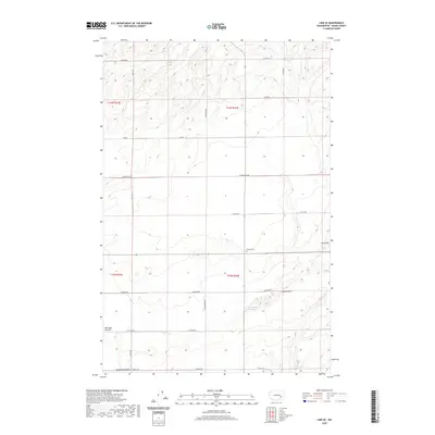 2020 Map of Lind SE, 2020 Print