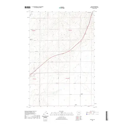 2020 Map of Lind SW, 2020 Print