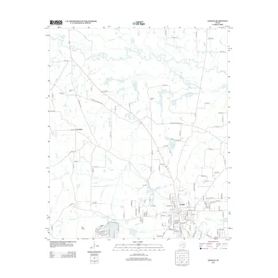 2012 Map of Lindale, 2012 Print